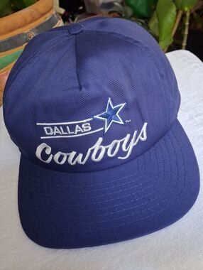 Vintage 1991 Dallas Cowboys  Navy Officially Licensed NFL Men's Cap/ Hat ANNCO